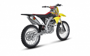 Akrapovic Slip-on Line Titanium Einddemper zonder E-keur Suzuki RM-Z 250 2010 - 2018